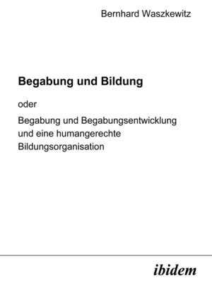cover image of Begabung und Bildung